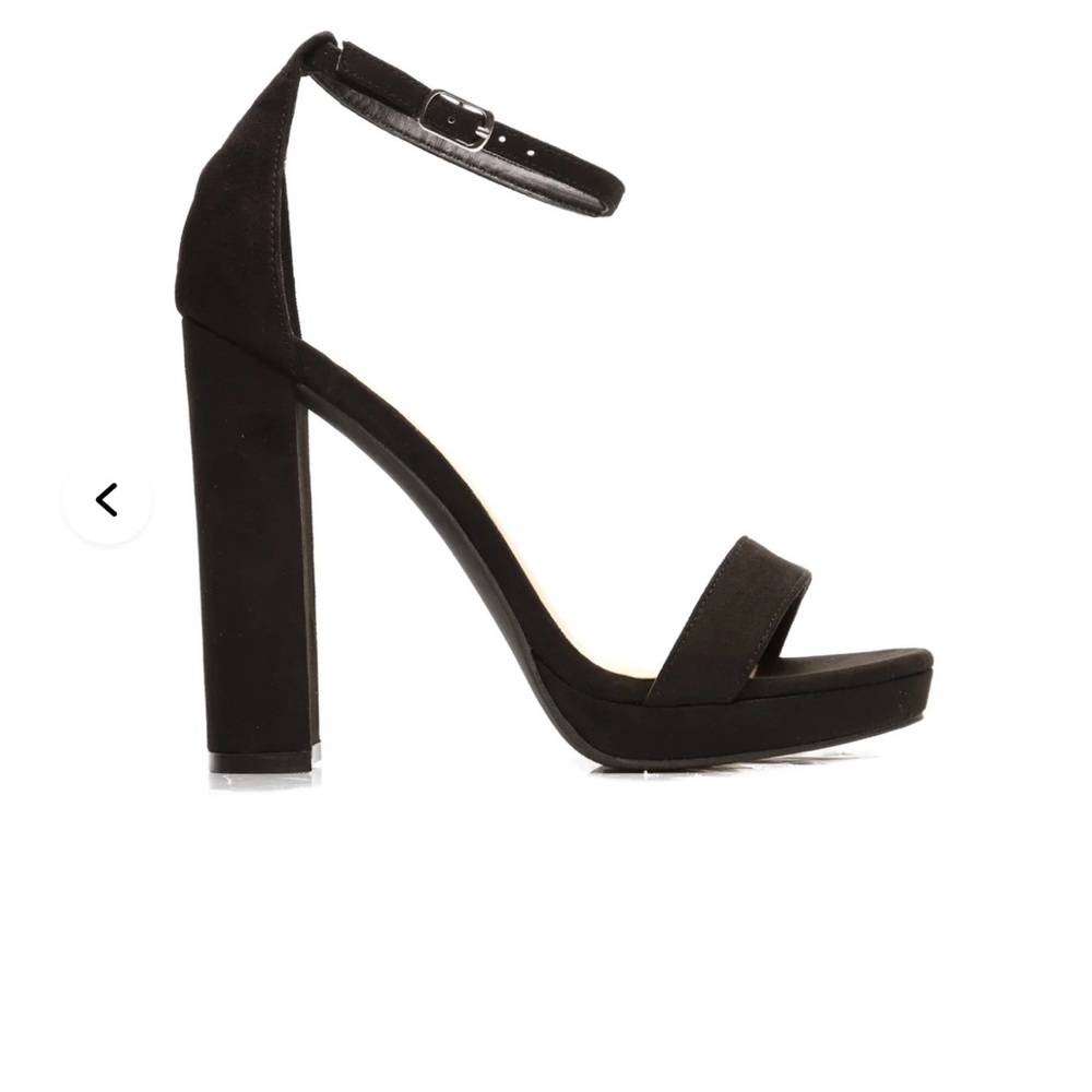 Fashion Nova Black Block Heels